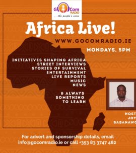 Africa Live! with Joy Babanawo, Mondays, 5pm