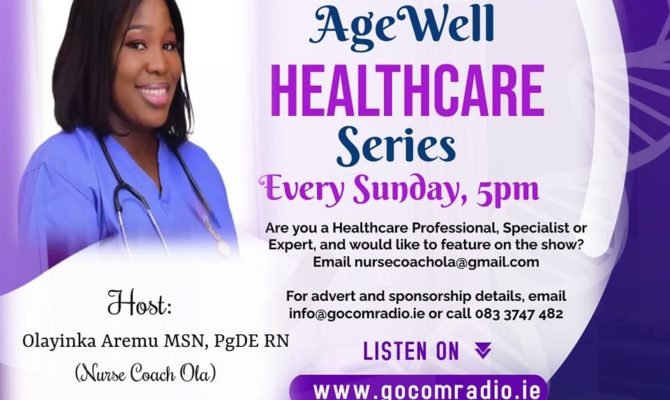 Agewell Healthcare Series with Nurse Coach Ola, Sundays 5pm