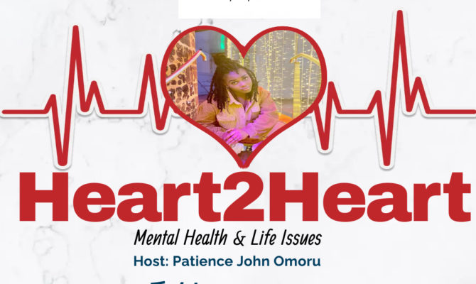 Heart2Heart with Patience, Fridays 5pm
