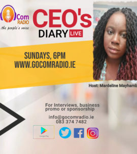 CEO’s Diary Live with Mardeline, Tuesdays 5pm