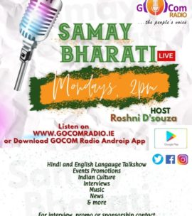 Samay Bharati live with Roshni, Mondays 3pm