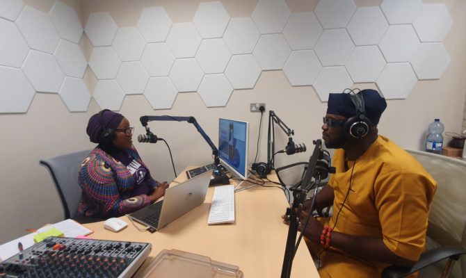 Tuam African Community Leader, Adebisi Akoni on a Courtesy Visit to GOCOM Radio Tuam Studio