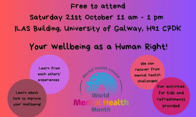 Connect Cafe, Healthy Galway Host Mental Health Event in ILAS Building