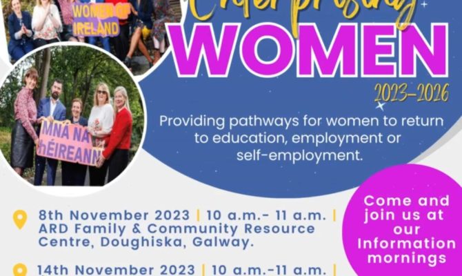 Pathway to Employment and Education: Caroline O’Shaughnessy Urges Women to Take the First Hard Step