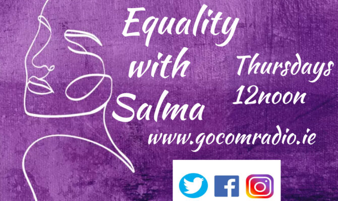 Equality with Salma, Thursday 12noon