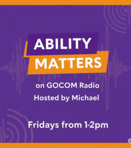 Ability Matters, Fridays at 1pm