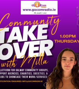Community Takeover with Milla Harte, Thursdays 1pm