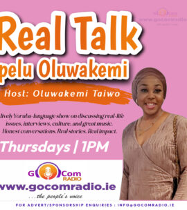 Real Talk with Oluwakemi, Thursdays 1PM